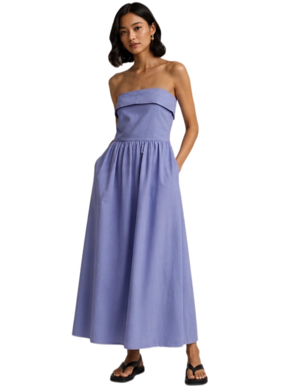 Zara Blue Maxi Dress Size XS